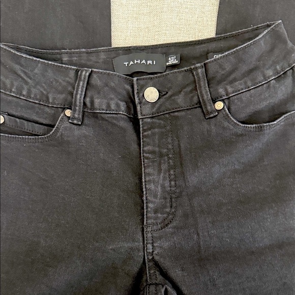 Tahari Women's Black Skinny Jeans - Picture 5 of 7